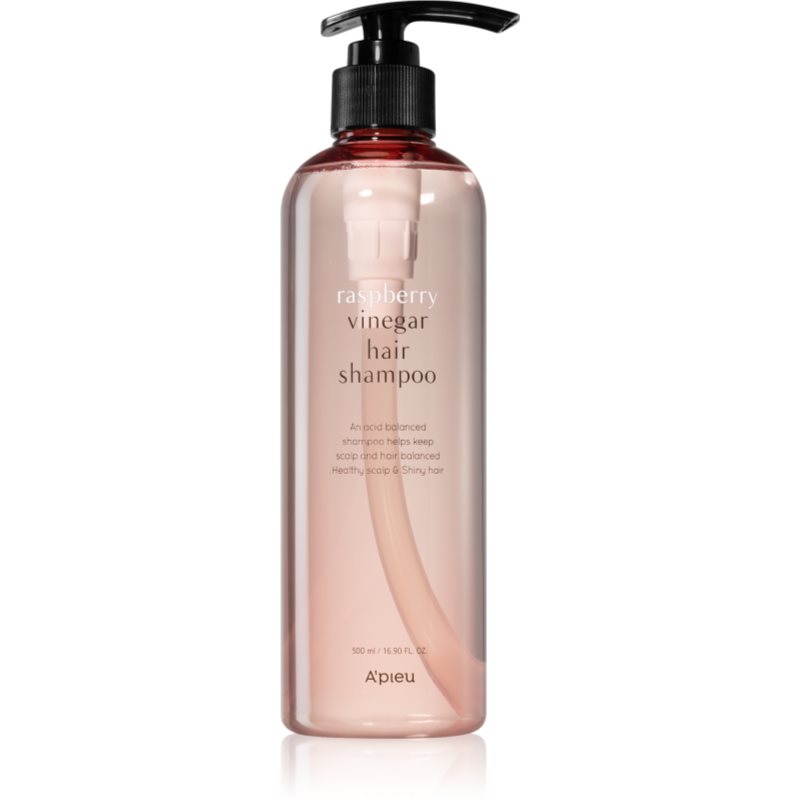 E-shop A’pieu Raspberry Vinegar hydratační šampon pro mastnou a podrážděnou pokožku hlavy 500 ml