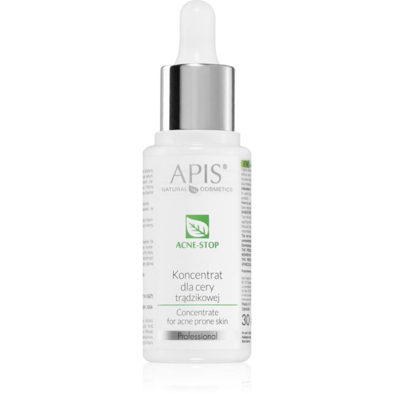 Apis Natural Cosmetics Acne-Stop Professional concentrate for oily acne-prone skin 30 ml