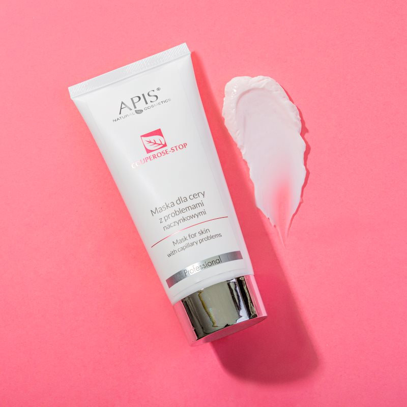 Apis Natural Cosmetics Couperose-Stop ніжна кремова маска для чутливої шкіри схильної до почервонінь 200 мл