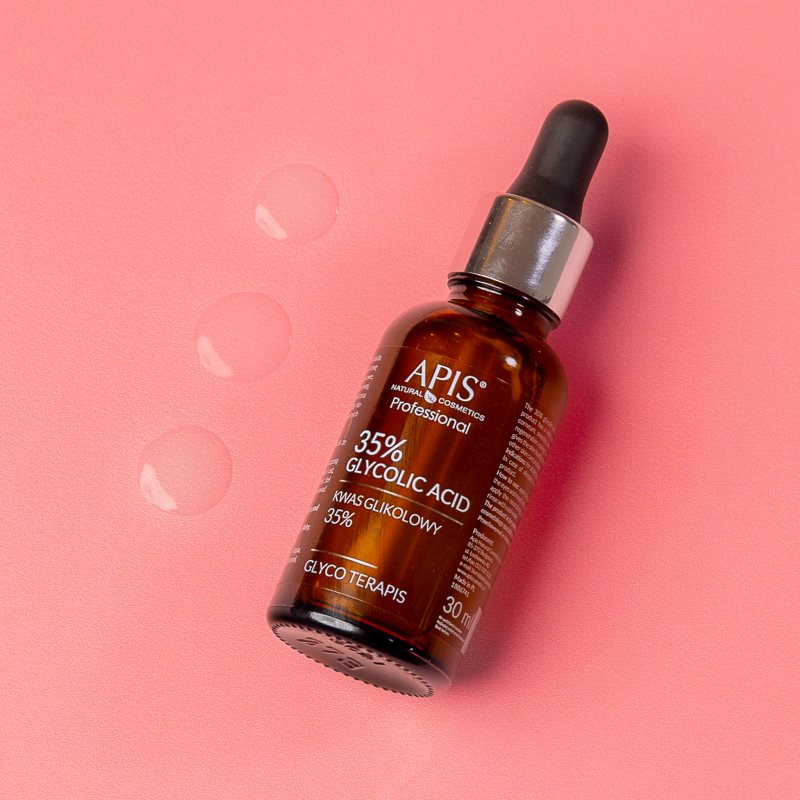 Apis Natural Cosmetics TerApis 35% Glycolic Acid glättendes Peeling-Serum für die Regeneration und Erneuerung der Haut 3...