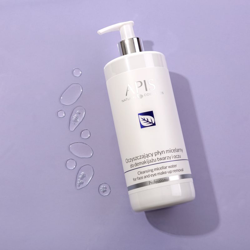 Apis Natural Cosmetics Make-Up Removal очищуюча міцелярна вода для зняття макіяжу 500 мл