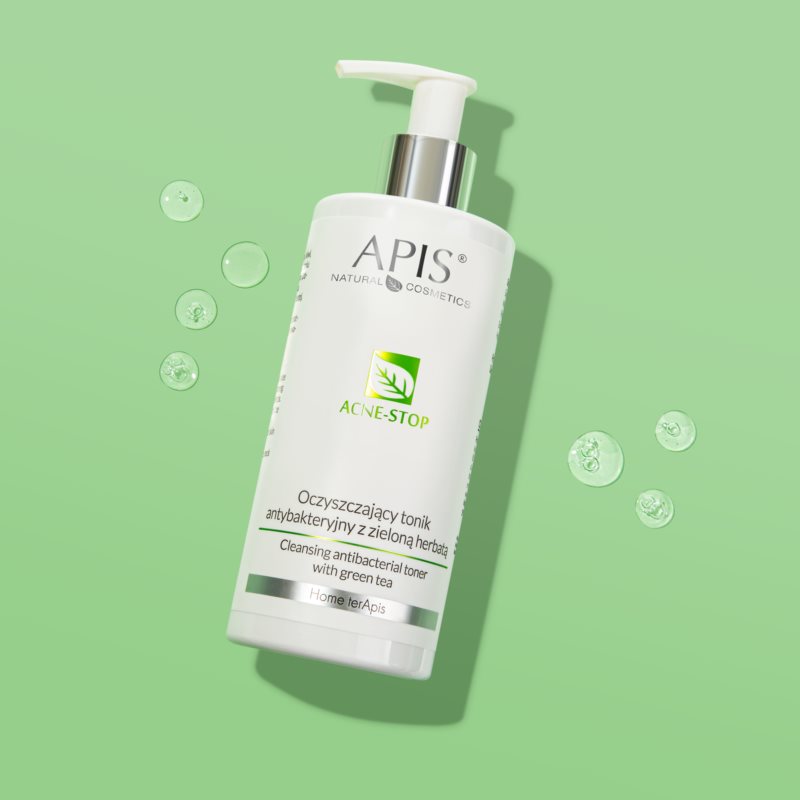 Apis Natural Cosmetics Acne-Stop Home TerApis Soothing Cleansing Toner For Oily And Problem Skin 300 Ml
