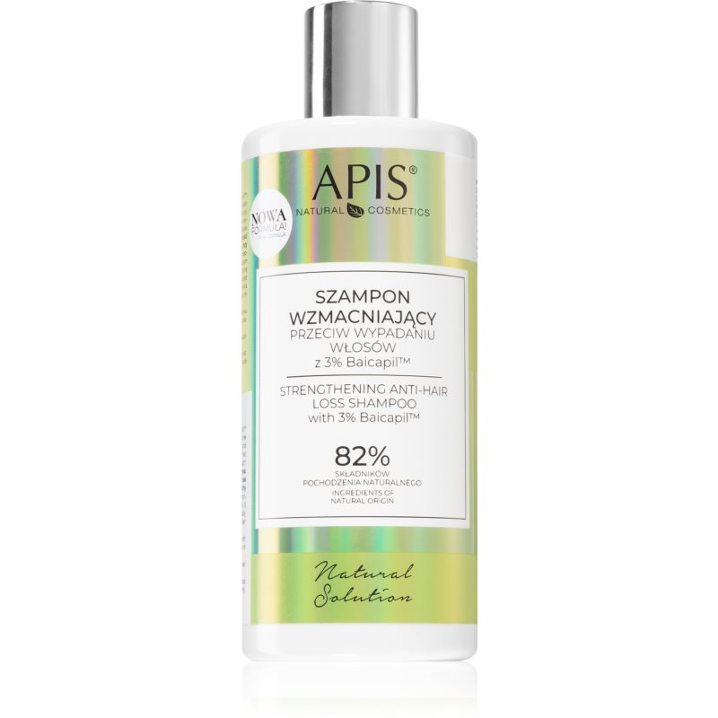 Apis Natural Cosmetics Solution 3% Baicapil Förstärkning schampo mot håravfall 300 ml unisex