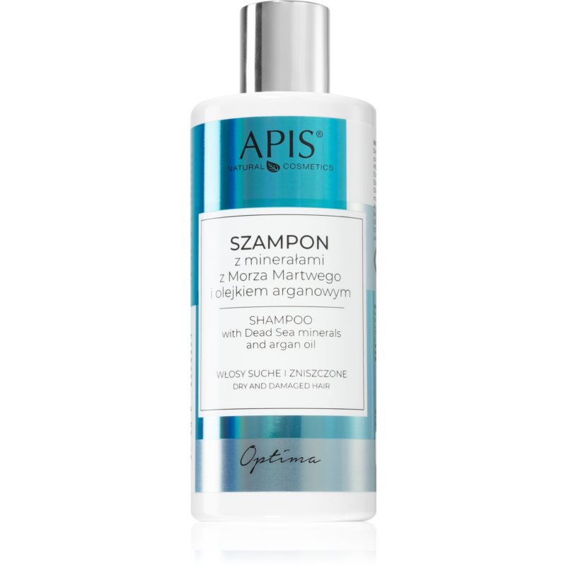E-shop Apis Natural Cosmetics Optima hydratační šampon s minerály z Mrtvého moře 300 ml