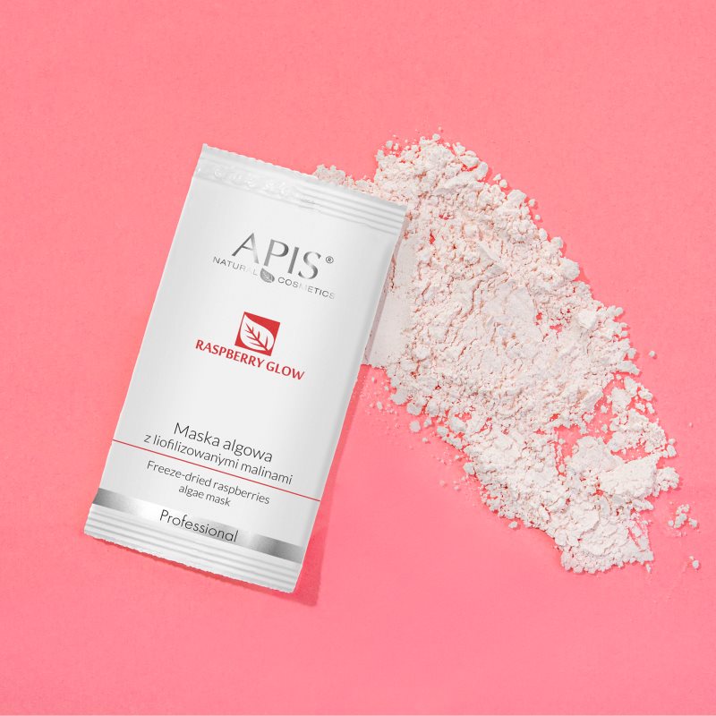 Apis Natural Cosmetics Raspberry Glow Regenerating And Moisturising Mask 20 G