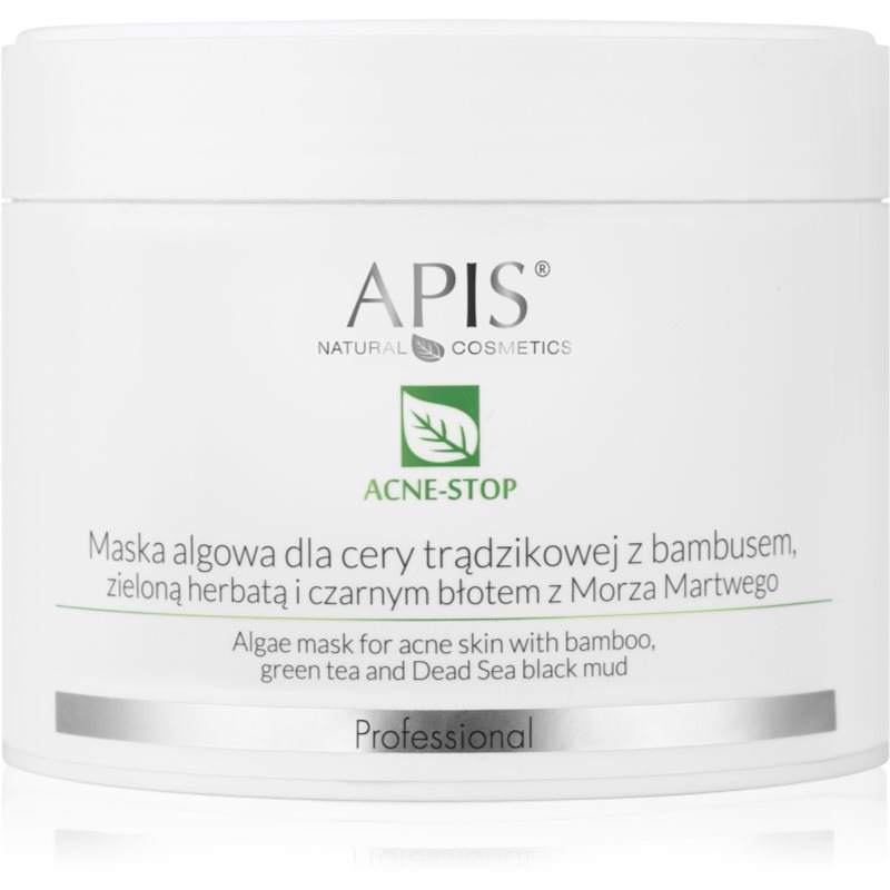 Apis Natural Cosmetics Acne-Stop Professional очисна та пом’якшувальна маска для жирної шкіри зі схильністю до акне 100 гр