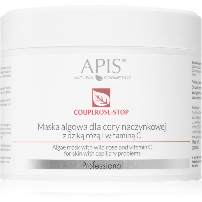 Zdjęcia - Maska do twarzy Apis Natural Cosmetics Couperose-Stop intensywnie nawilżająca maseczka do 