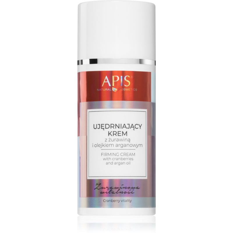 Apis Natural Cosmetics Cranberry Vitality Light Firming Cream For Face, Neck And Chest 100 Ml