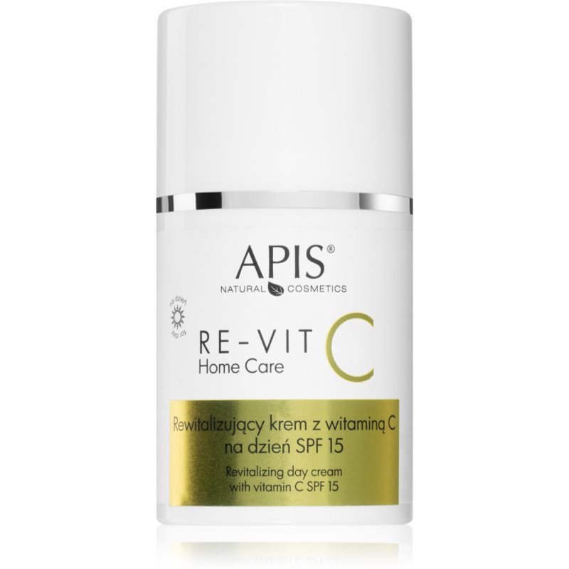 Apis Natural Cosmetics Re-Vit C Home Care легкий зволожуючий крем SPF 15 50 мл