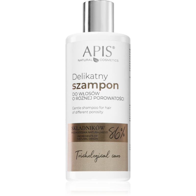 Apis Natural Cosmetics Trichological Care Gentle Shampoo For All Hair Types 300 Ml