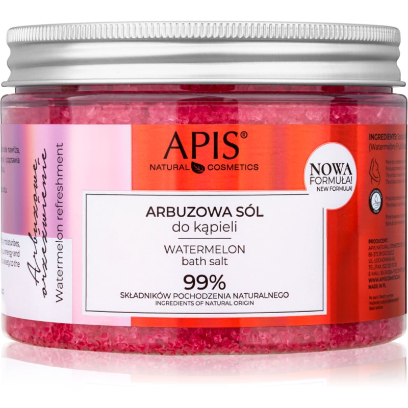 Apis Natural Cosmetics Watermelon Refreshment сіль для ванни 650 гр