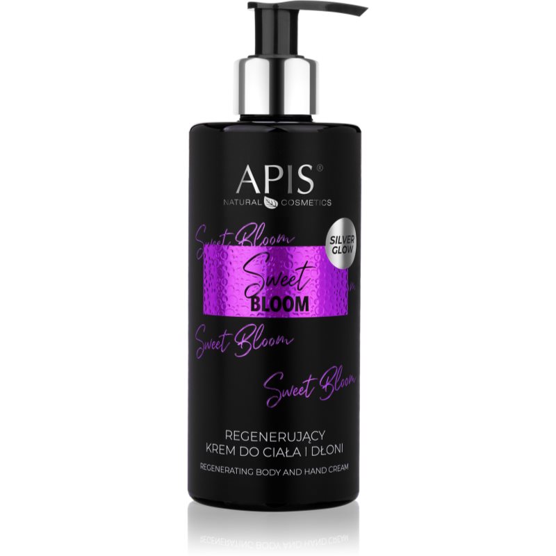 Apis Natural Cosmetics Sweet Bloom regenerierende Creme für Hände und Körper 300 ml