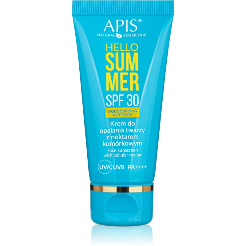 Apis Natural Cosmetics Hello Summer Solkräm för ansiktet SPF 30 50 ml unisex