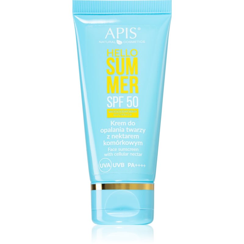 Apis Natural Cosmetics Hello Summer crema solar facial SPF 50 50 ml
