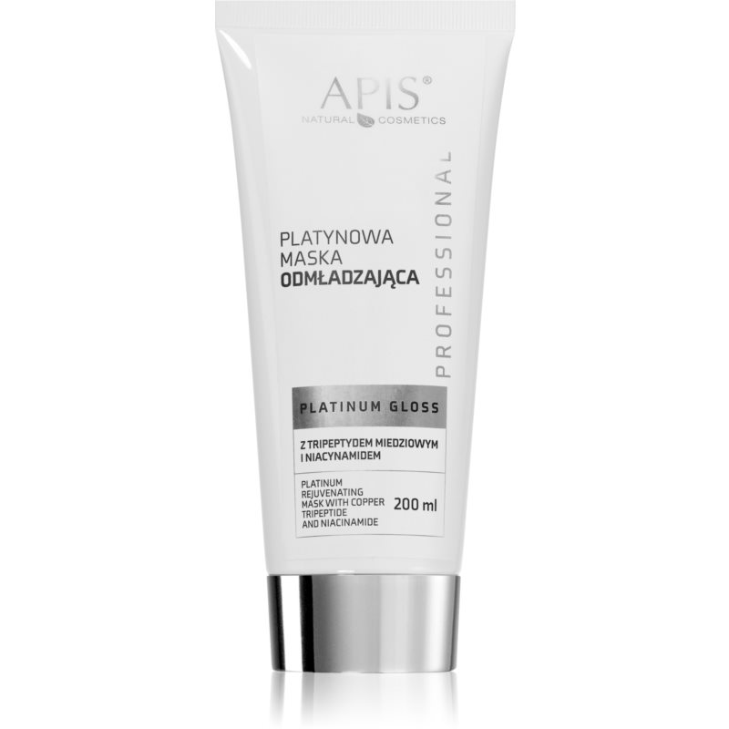 Apis Natural Cosmetics Platinum Gloss зміцнююча маска дляобличчя проти зморшок 200 мл