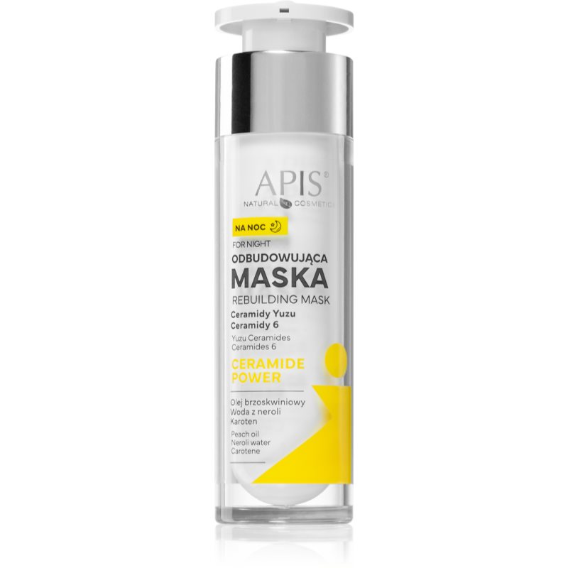 E-shop Apis Natural Cosmetics Ceramide Power obnovující noční krémová maska s ceramidy 50 ml