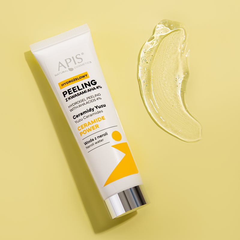 Apis Natural Cosmetics Ceramide Power glättendes Peeling-Gel mit AHA 100 ml
