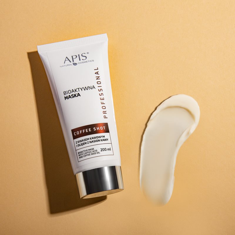 Apis Natural Cosmetics Coffee Shot straffende Anti-Falten-Maske mit Auszügen aus Kaffee 200 ml