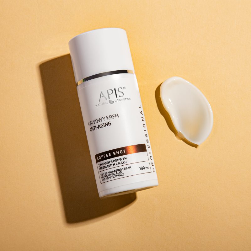 Apis Natural Cosmetics Coffee Shot festigende und glättende Creme mit Auszügen aus Kaffee 100 ml