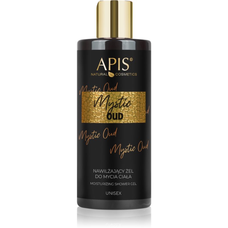 Apis Natural Cosmetics Mystic Oud feuchtigkeitsspendendes Duschgel 300 ml