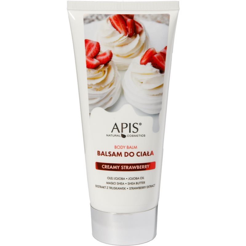E-shop Apis Natural Cosmetics Creamy Strawberry hydratační tělový balzám 200 ml