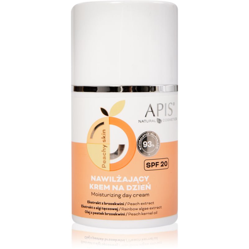 Apis Natural Cosmetics Peachy Skin дневен крем с хидратиращ ефект SPF 20 50 мл.