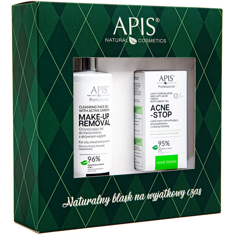 Apis Natural Cosmetics Acne-Stop Geschenkset für unreine Haut