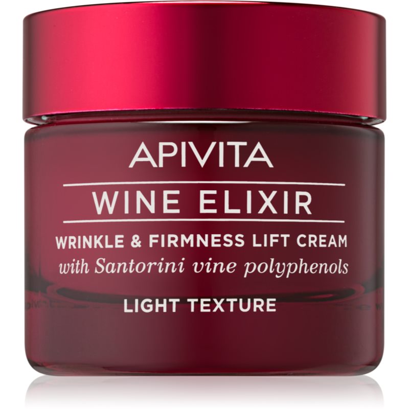 

Apivita Wine Elixir Santorini Vine легкий крем від зморшок зі зміцнюючим ефектом