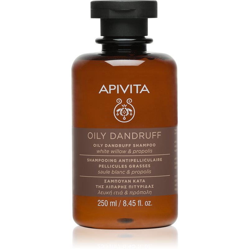 Apivita Holistic Hair Care White Willow & Propolis korpásodás elleni sampon hab zsíros hajra 250 ml