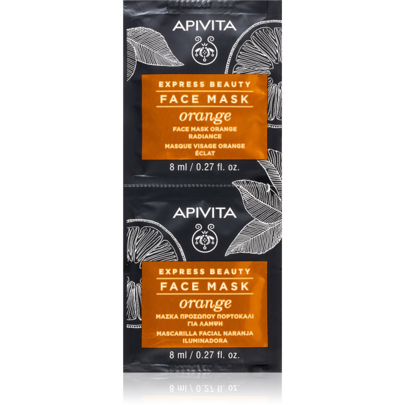 

Apivita Express Beauty Orange оствітлююча маска для шкіри обличчя