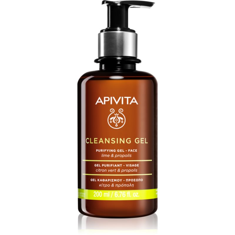 Apivita Cleansing Propolis & Lime tisztító gél kombinált és zsíros bőrre 200 ml