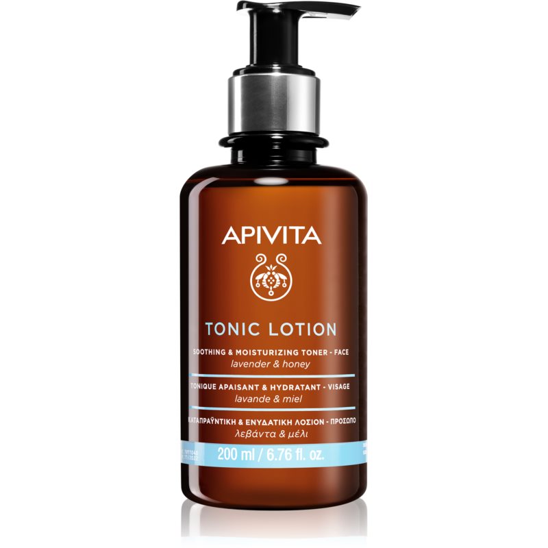 Apivita Tonic Lotion Soothing and Moisturizing Toner nyugtató tonik arcra hidratáló hatással 200 ml