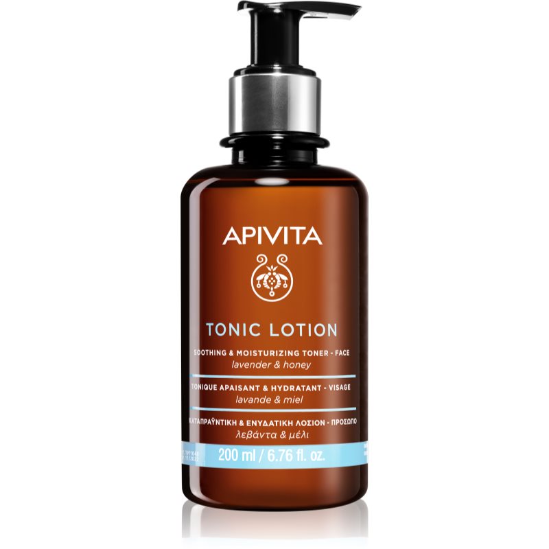 Apivita Tonic Lotion Soothing And Moisturizing Toner заспокійливий тонік для шкіри обличчя зі зволожуючим ефектом 200 мл