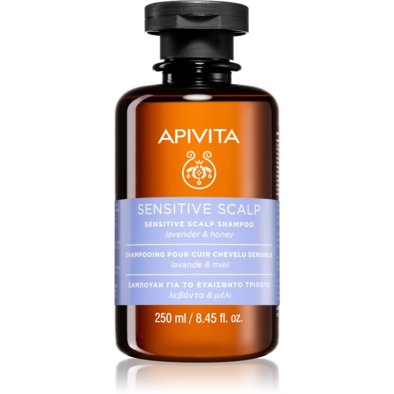 

Apivita Holistic Hair Care Lavender & Honey шампунь для чутливої та подразненої шкіри голови з лавандою