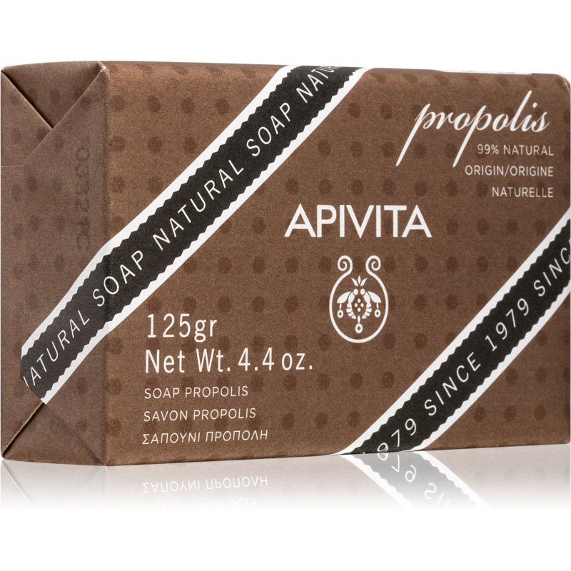 Apivita Apivita Natural Soap Propolis καθαριστικό στερεό σαπούνι 125 γρ