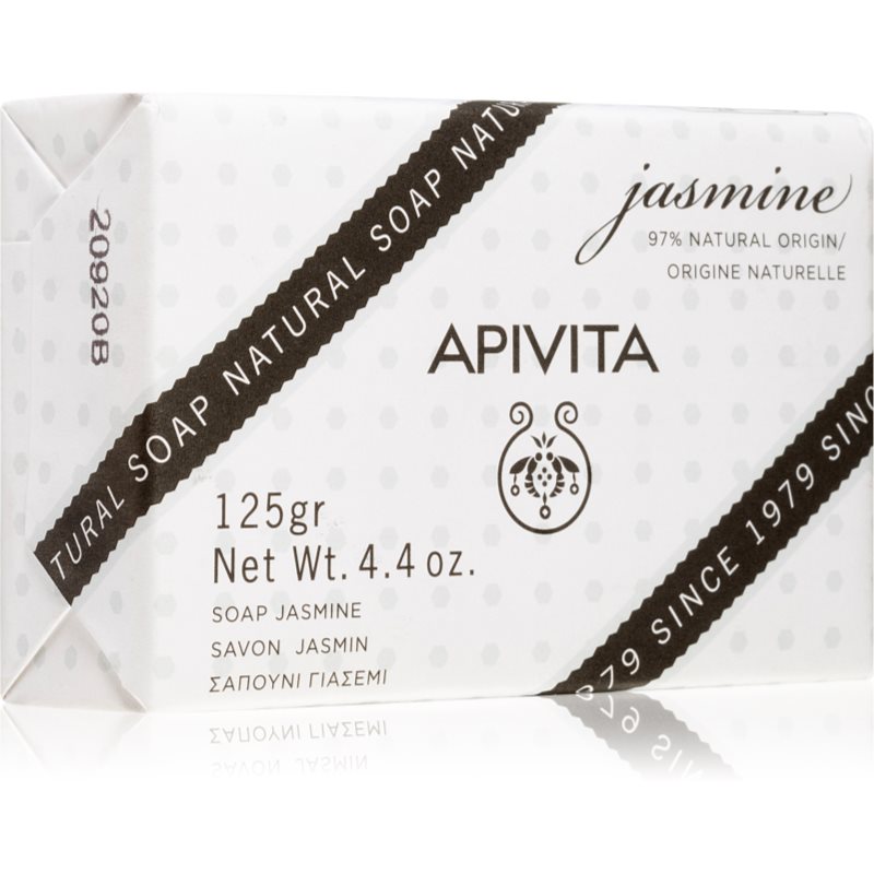 Фото - Мило APIVITA Natural Soap Jasmine очисне тверде  125 гр 