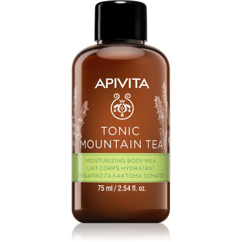 Apivita Tonic Mountain Tea зволожуюче молочко для тіла 75 мл