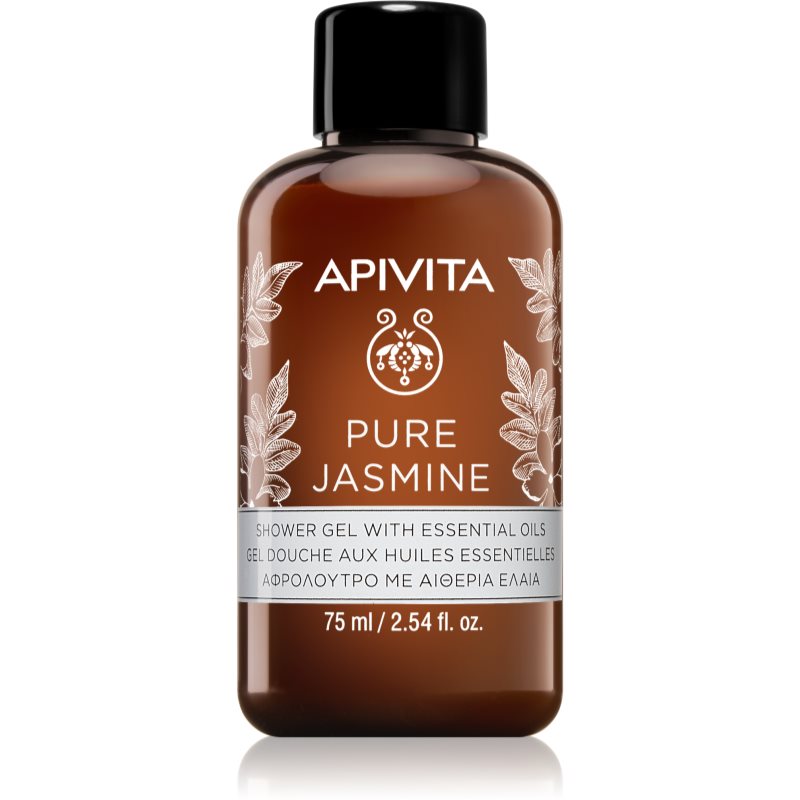 Apivita Pure Jasmine зволожуючий гель для душу 75 мл