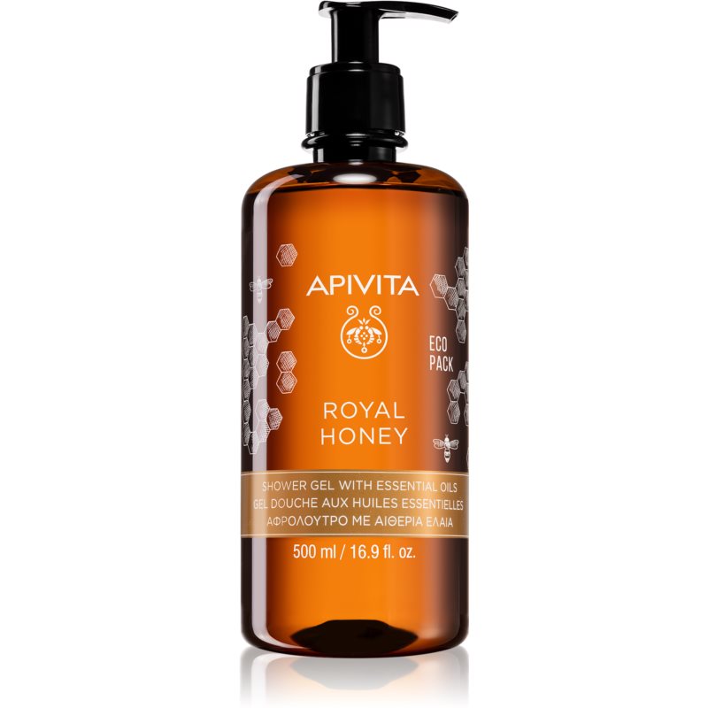 E-shop Apivita Royal Honey hydratační sprchový gel s esenciálními oleji 500 ml