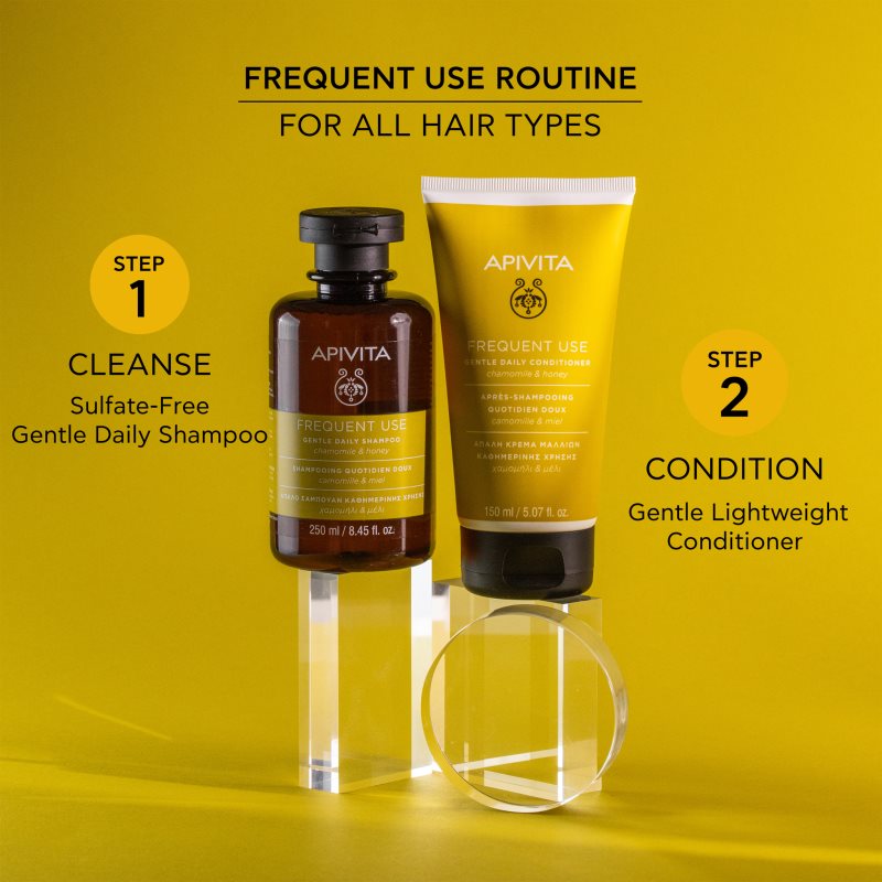 Apivita Frequent Use Gentle Daily Shampoo shampoo for everyday use with chamomile 250 ml