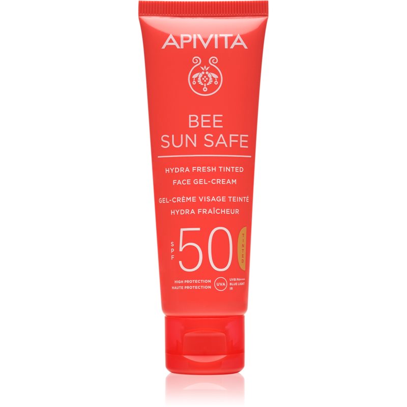 E-shop Apivita Bee Sun Safe tónovaný gel krém SPF 50 50 ml