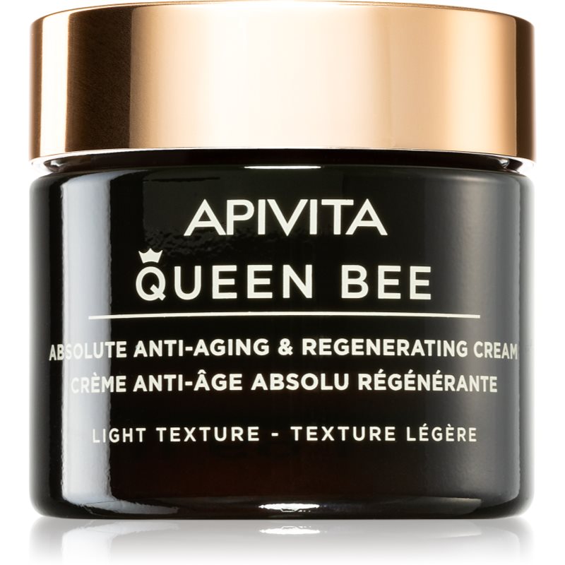 Apivita queen bee cream light könnyed regeneráló krém a bőröregedés ellen 50 ml
