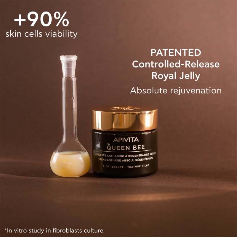 Apivita Queen Bee Restoring Cream With Anti-wrinkle Effect 50 Ml