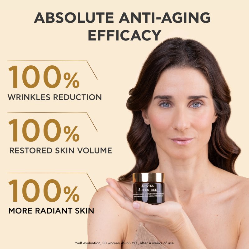 Apivita Queen Bee Night Cream zpevňující noční krém proti vráskám 50 ml (obrázek 3)