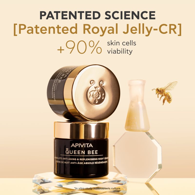 Apivita Queen Bee Night Cream zpevňující noční krém proti vráskám 50 ml (obrázek 5)