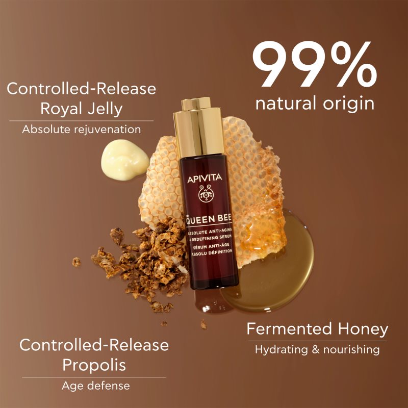 Apivita Queen Bee Restructuring Serum With Anti-wrinkle Effect 30 Ml