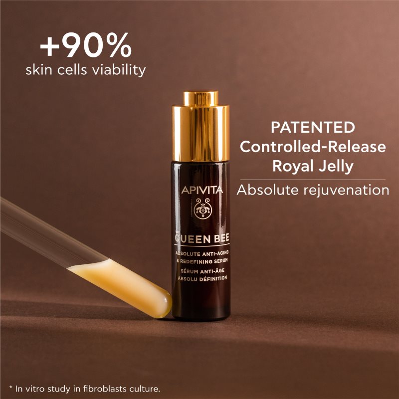 Apivita Queen Bee Restructuring Serum With Anti-wrinkle Effect 30 Ml