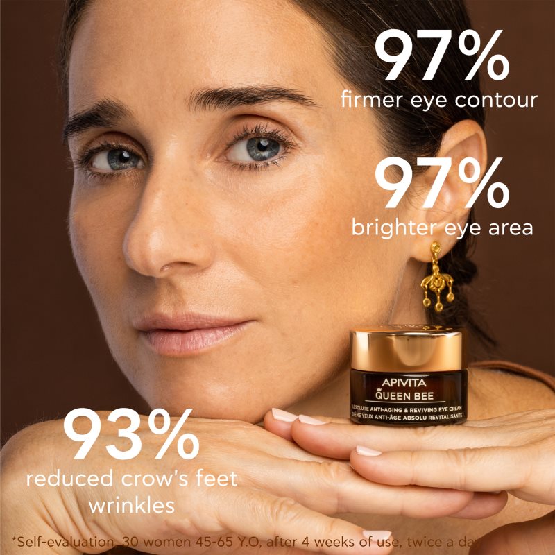 Apivita Queen Bee Intensive Eye Cream With Anti-wrinkle Effect 15 Ml