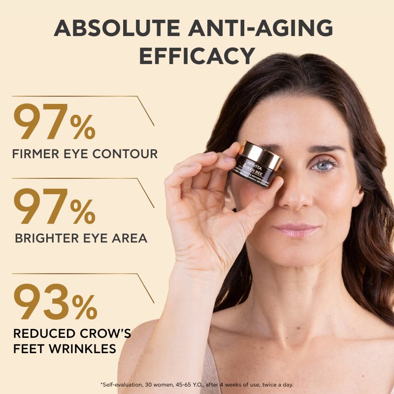 Apivita Queen Bee Eye Cream intenzivní oční krém proti vráskám 15 ml (obrázek 3)