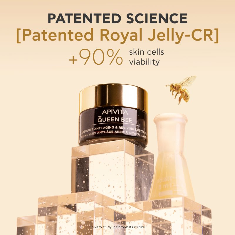 Apivita Queen Bee Eye Cream intenzivní oční krém proti vráskám 15 ml (obrázek 5)
